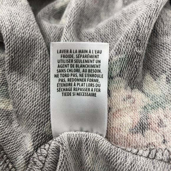 Caslon Gray Rose Print Sweatshirt, Size XL - Picture 7 of 7